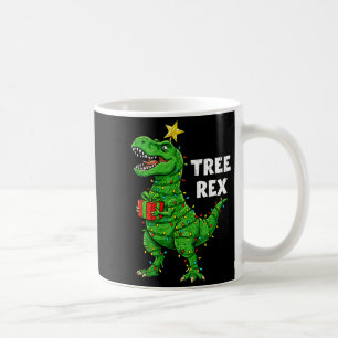 Mug Dinosaure de Noël drôle arbre rex dino père Noël x