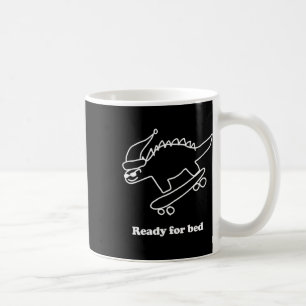 Mug Dinosaure de skateboard prêt pour le lit