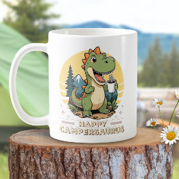 Mug Dinosaure Drôle Boire Café En Plein Air Camping