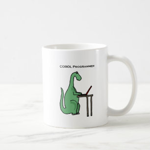 Mug Dinosaure drôle de programmeur de COBOL