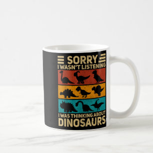 Mug Dinosaure drôle tenue de dinosaure vintage types d