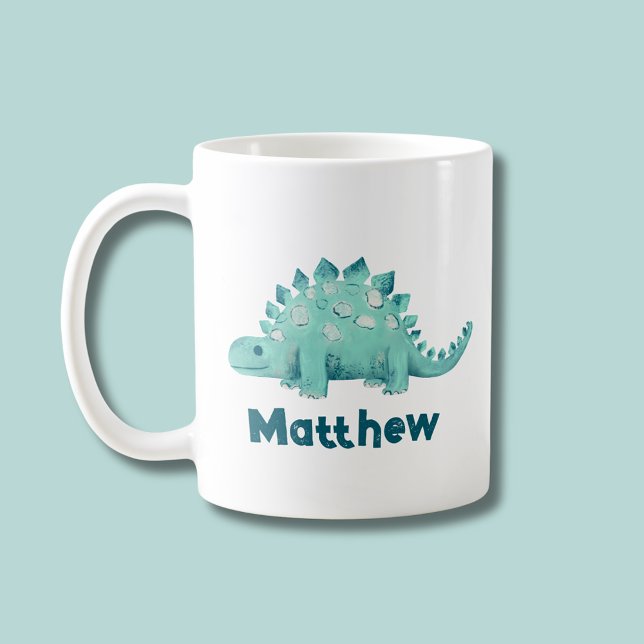 Mug Dinosaure enfants stegosaurus (Stegosaurus dinosaur personalized coffee mug)