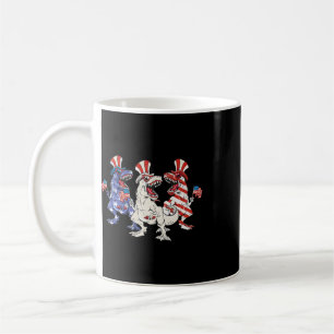 Mug Dinosaure Patriotique 4 Juillet États-Unis Enfant
