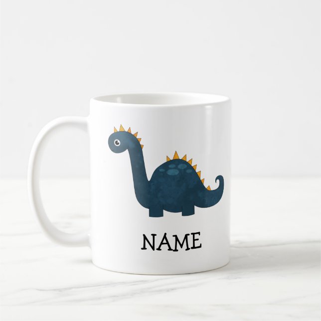 Mug Dinosaure personnalisé pour enfants (Gauche)