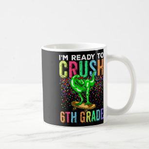 Mug Dinosaure Premier Jour D'école 6e Skateboardi