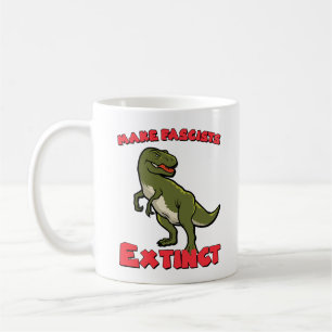 Mug Dinosaure rétro mignon - Faire disparaître les fas