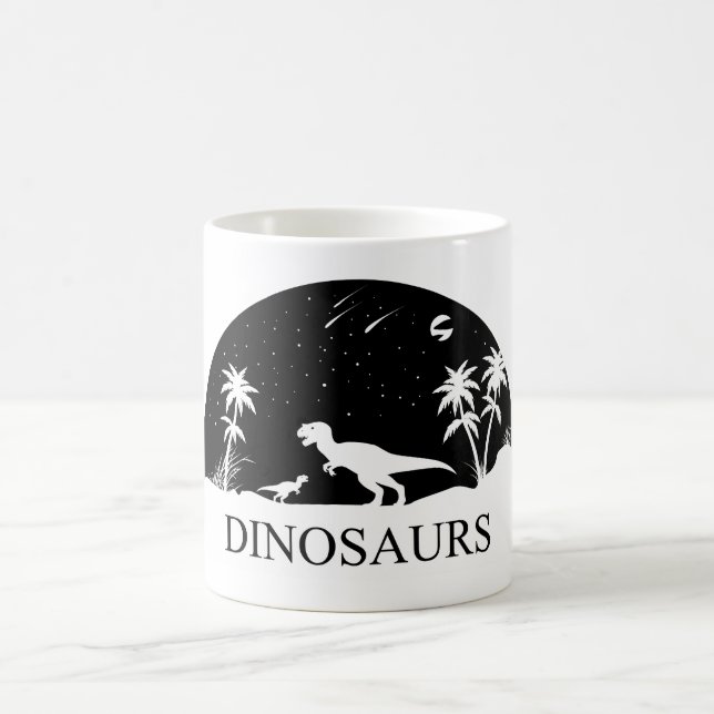 Mug Dinosaure Sous Les Étoiles (Centre)