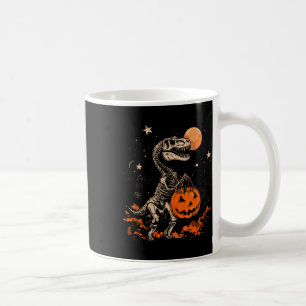 Mug Dinosaure squelette Citrouille effrayant Lune Hall