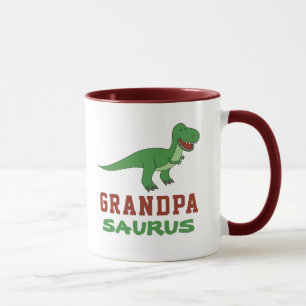 Mug Dinosaure T-Rex Dino Granddad Abuelo Grandpasaurus