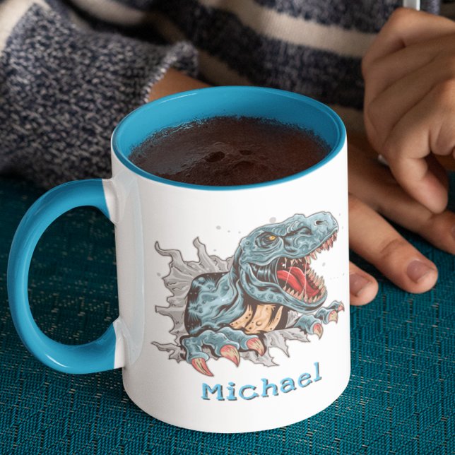 Mug dinosaure T-Rex personnalisé (Créateur téléchargé)