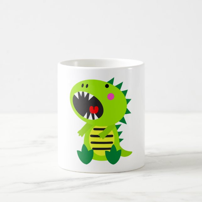 Mug Dinosaure vert RAWR (Centre)
