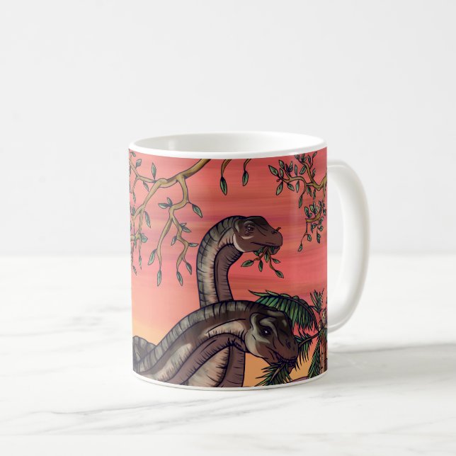 Mug Dinosaures à Dusk (Devant droit)