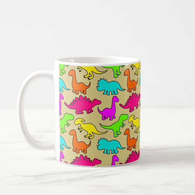 Mug Dinosaures colorés (Gauche)