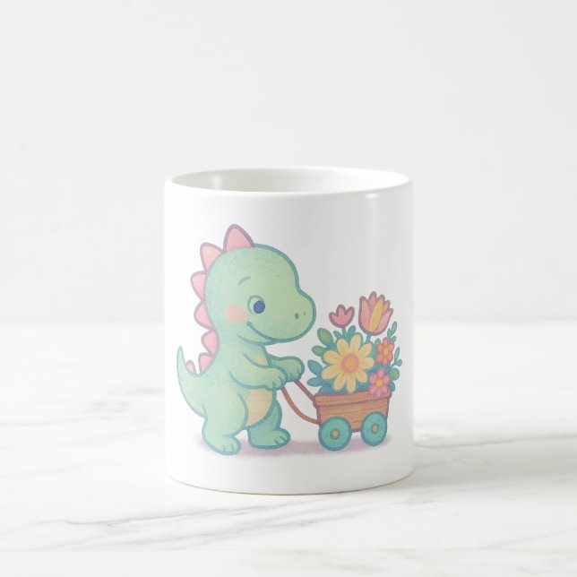 Mug Dinosaures colorés - Dessin Dino De (Centre)