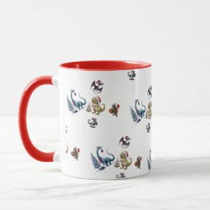 Mug Dinosaures de Noël