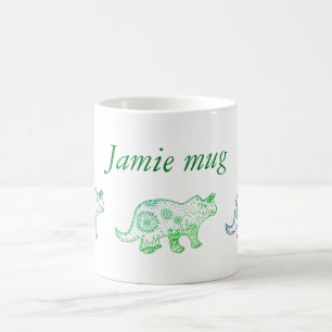 Mug Dinosaures Mandala dessin, Musique personnalisée