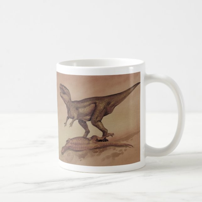 Mug Dinosaures Vintage, Giganotosaurus carnivore (Droite)