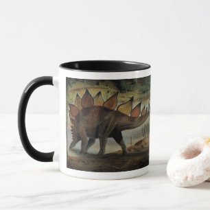 Mug Dinosaures Vintage, Stégosaure, Queue avec des poi