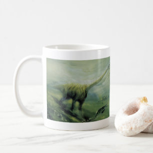 Mug Dinosaures vintages, Brachiosaurus Nager dans l'oc