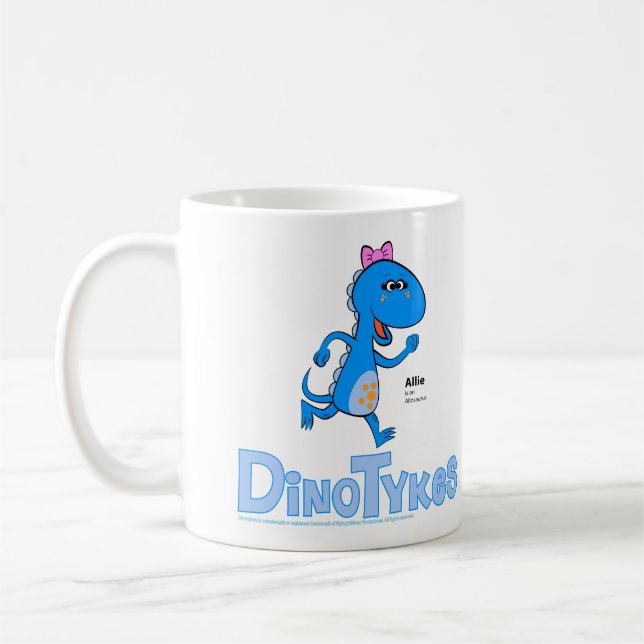 Mug Dinotykes Allie est un Allosaurus (Gauche)