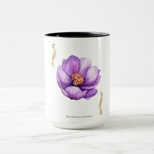 Mug Dipladenia Floral Design – Tropical (Centre)