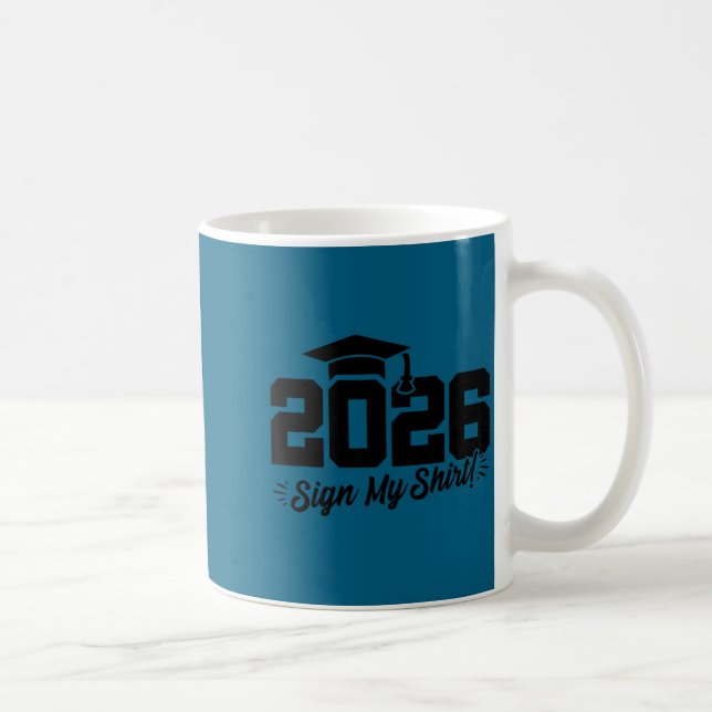 Mug diplômé 2026 - chemise dédicacée - promotion o (Droite)