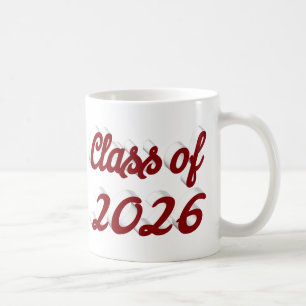 Mug Diplômé de 2026 graduation en écriture bourguignon