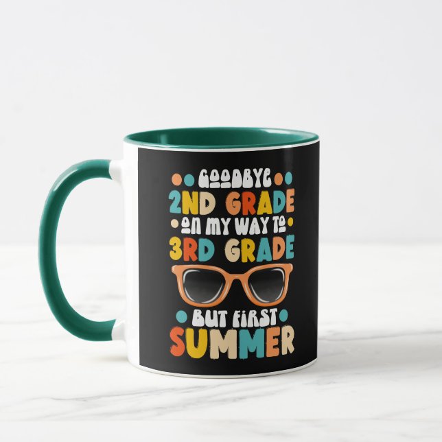 Mug Diplôme de 2e année à 3e année mais premier été (Gauche)