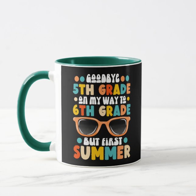 Mug Diplôme de 5e année à 6e année mais premier été (Gauche)