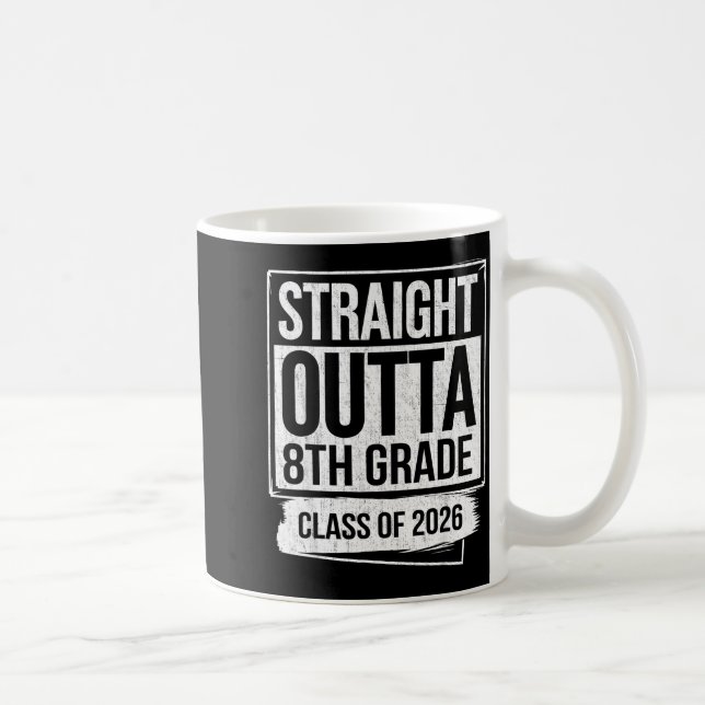 Mug Diplômé de 8e année promotion 2026 (Droite)