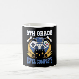 Mug Diplôme de jeu de jeu complet de niveau 8e année