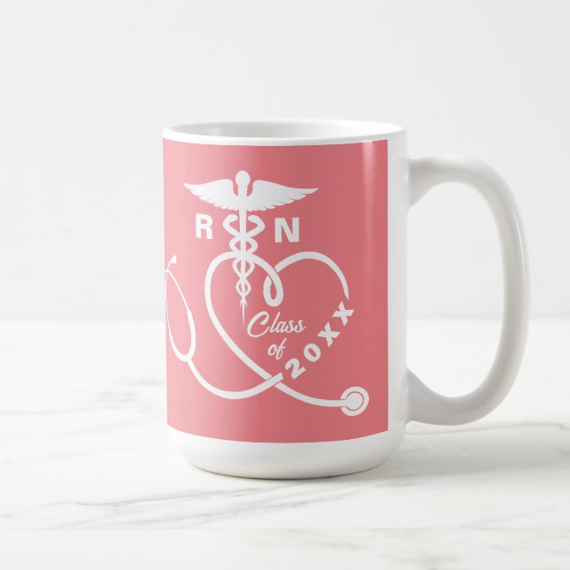 Mug Diplôme de l'école de soins infirmiers (Droite)