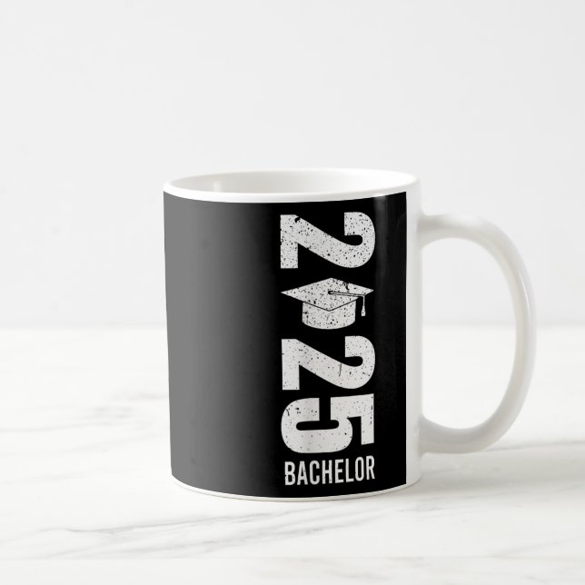 Mug Diplôme de licence Licence 2025 Enterrement de vie (Droite)
