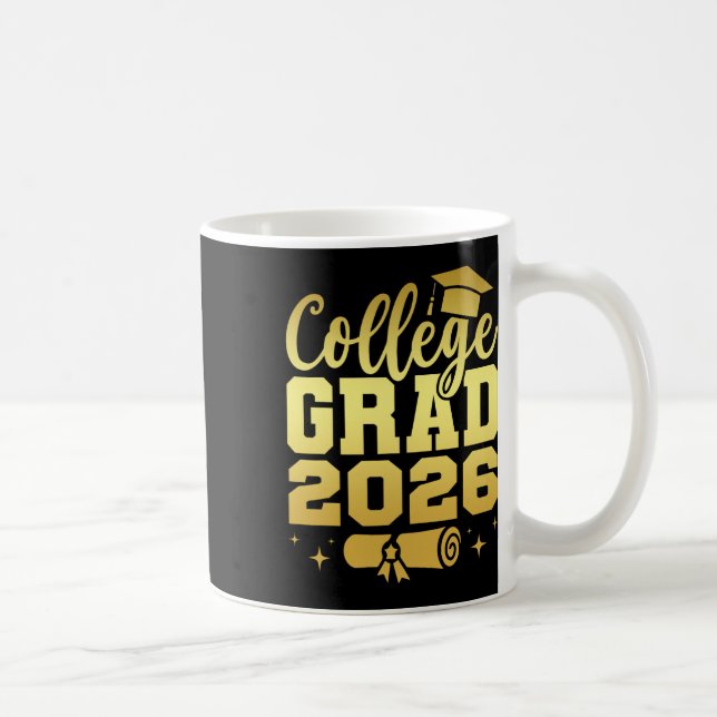 Mug Diplômé de l'université Cl de 2026 Diplômé de la p (Droite)