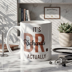 Mug Diplôme de médecin personnalisé Drôle de remise de