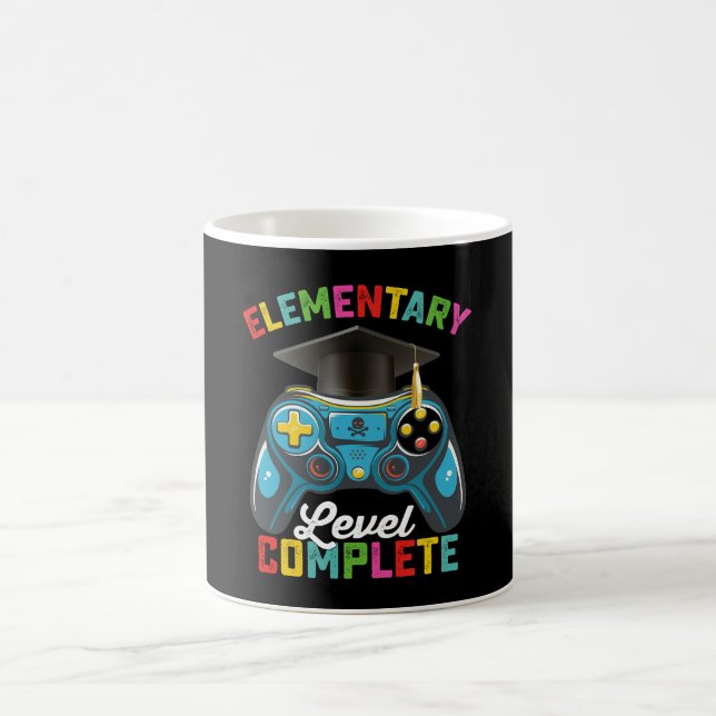 Mug Diplômé de Niveau Élémentaire Jeux de Graduation J (Centre)