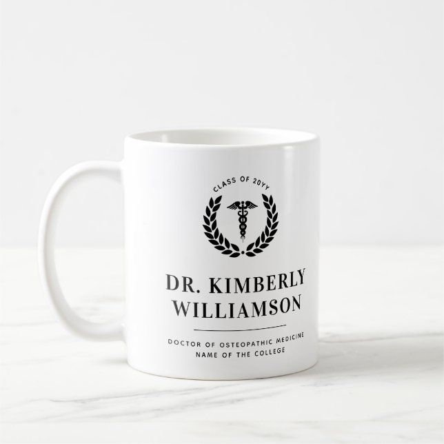 Mug Diplôme d'études Médicales personnalisé (Gauche)