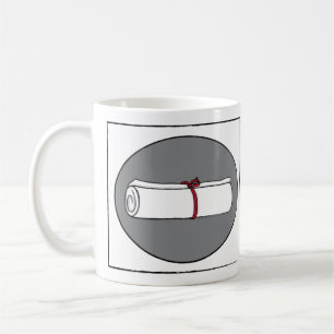 Mug Diplôme d'études supérieures Classique café blanc 