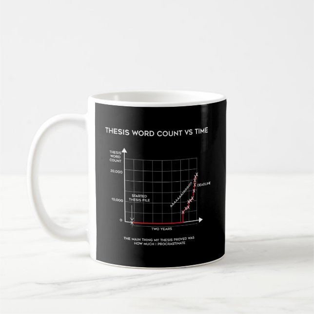 Mug Diplôme d'études supérieures Ertation des élèves (Gauche)