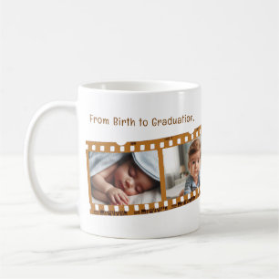Mug Diplôme d'une bande de film de 4 photos personnali