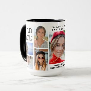 Mug Diplômé en multi-photo de script moderne