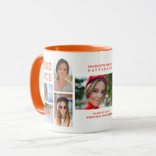 Mug Diplômé en multi-photo de script moderne
