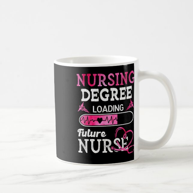 Mug Diplôme en soins infirmiers Chargement future prof (Droite)