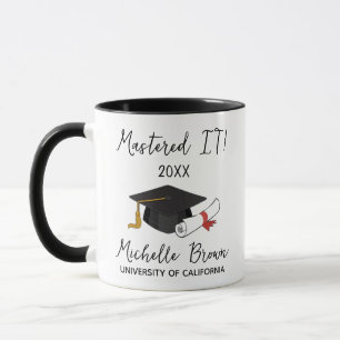 Mug Diplômé Masters Personnalisé Diplôme Cadeau MBA Ca