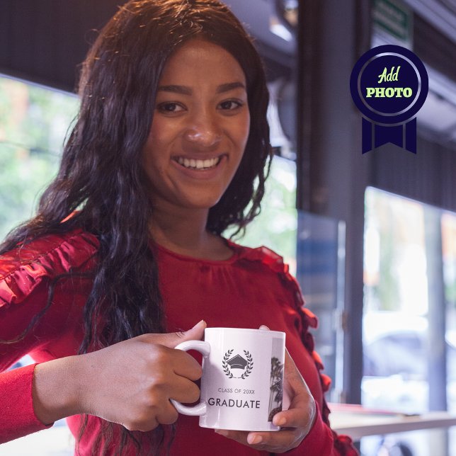 Mug Diplômé Moderne Casquette de Promotion Promotion 2 (Créateur téléchargé)