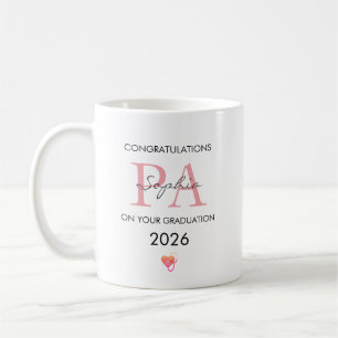 Mug Diplôme personnalisé PA Nom Promotion 2026