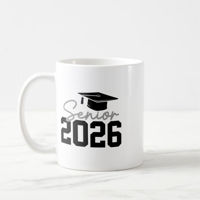 Mug Diplômé senior 2026 Remise des diplômes 2026 Cl de (Gauche)