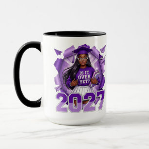 Mug Diplômée de la promotion 2027 de la classe violett