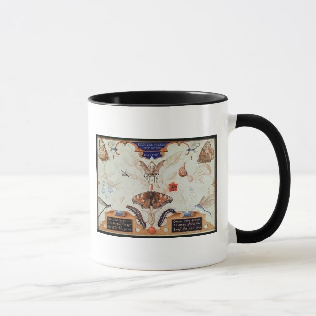 Mug Diptyque avec les fleurs et les insectes, 1591 (Droite)