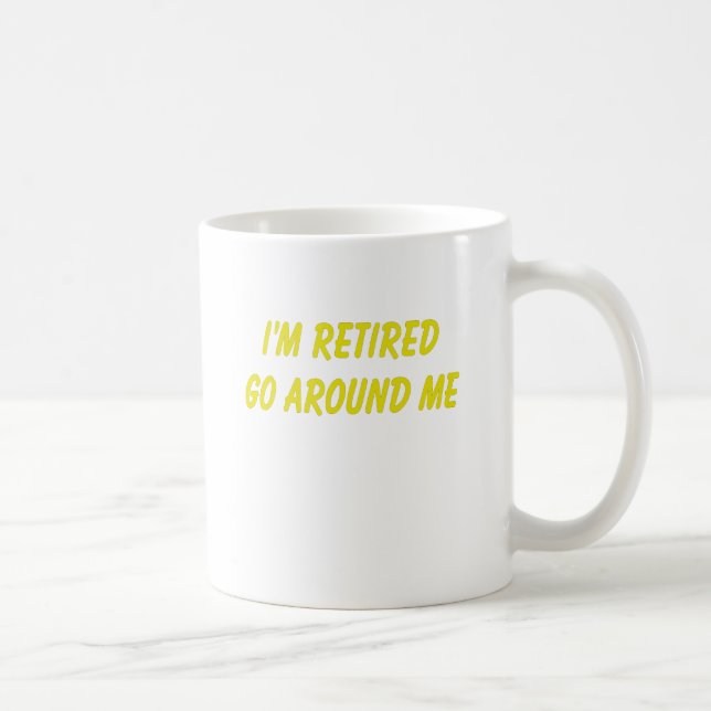 Mug Dire drôle de retraite (Droite)